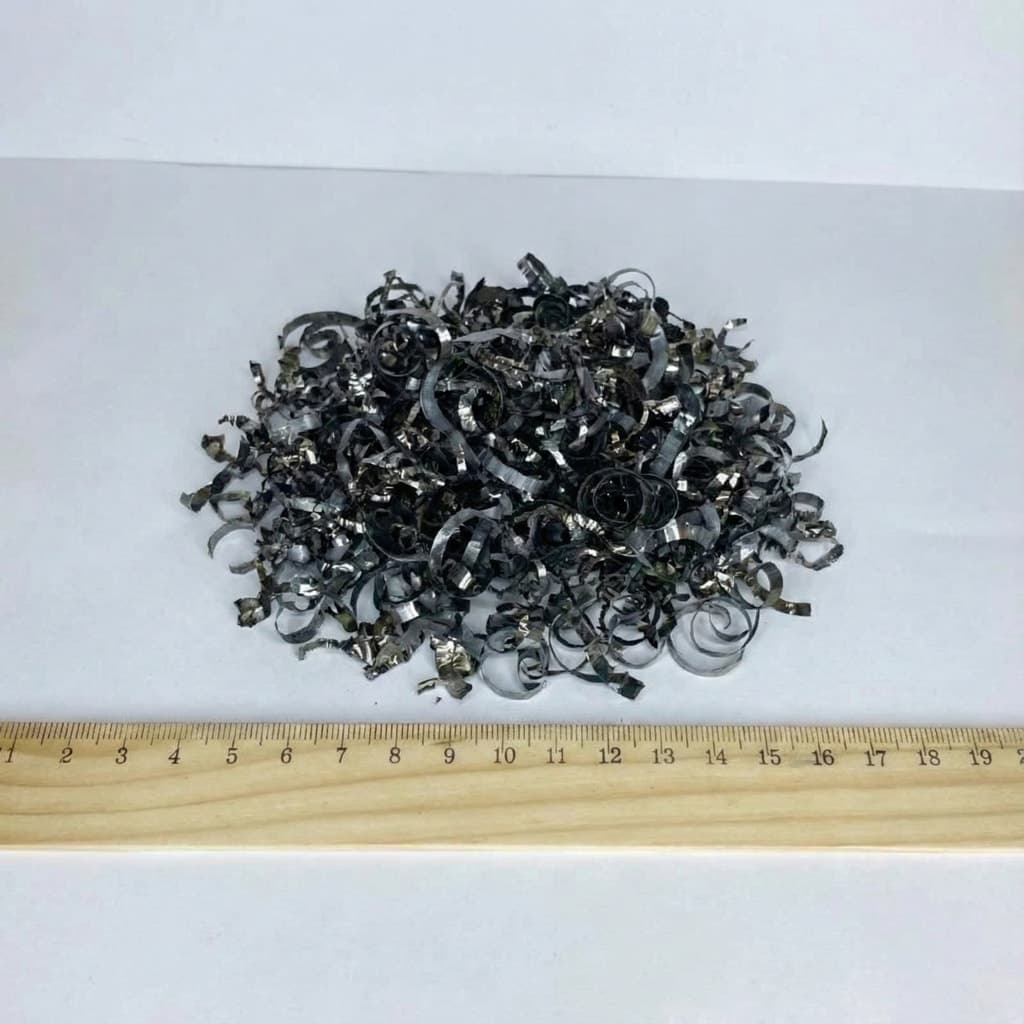 Vanadium metal shavings