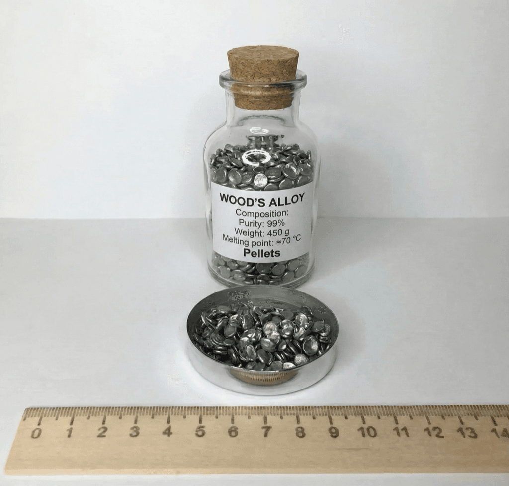 Wood’s metal alloy ingots