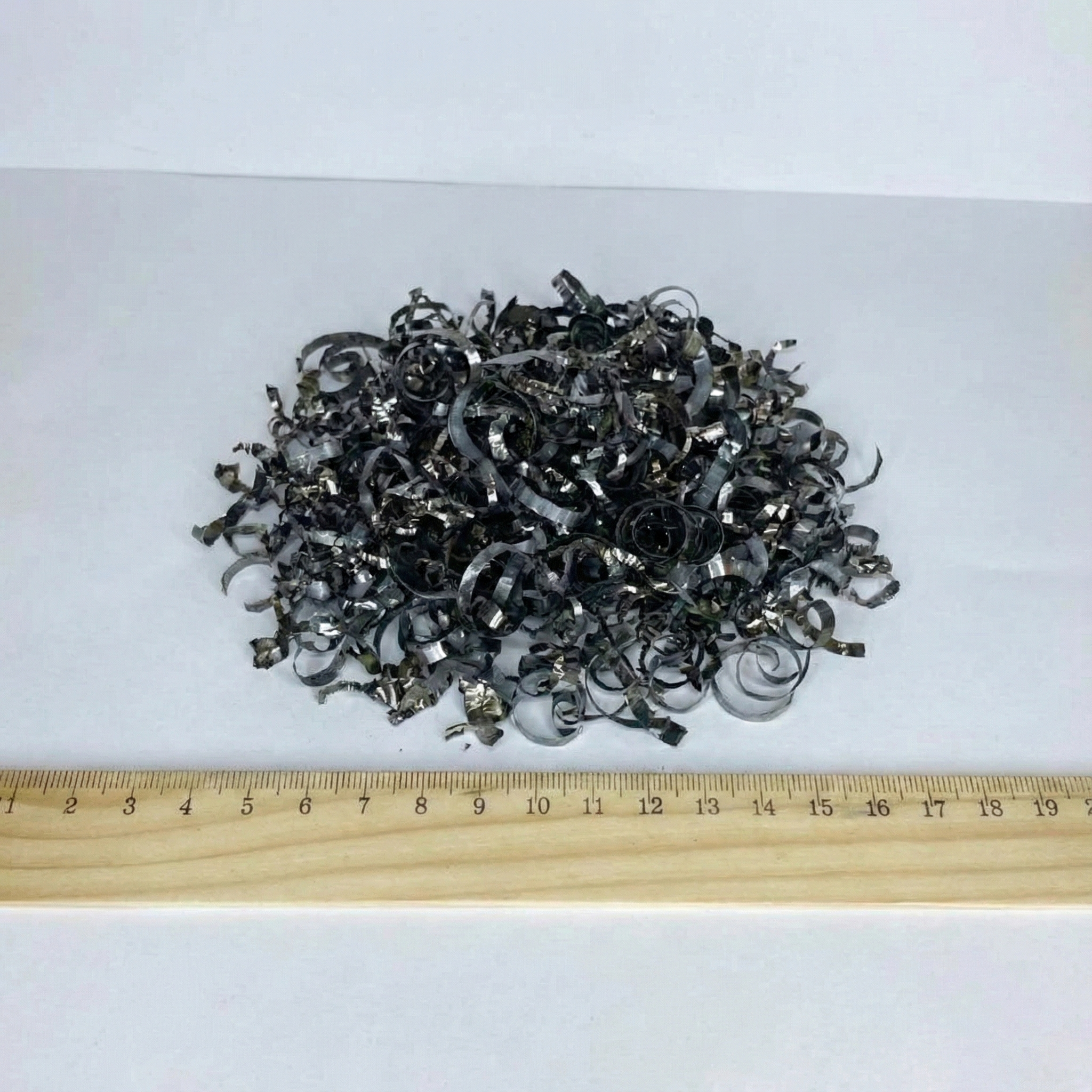 Vanadium metal shavings