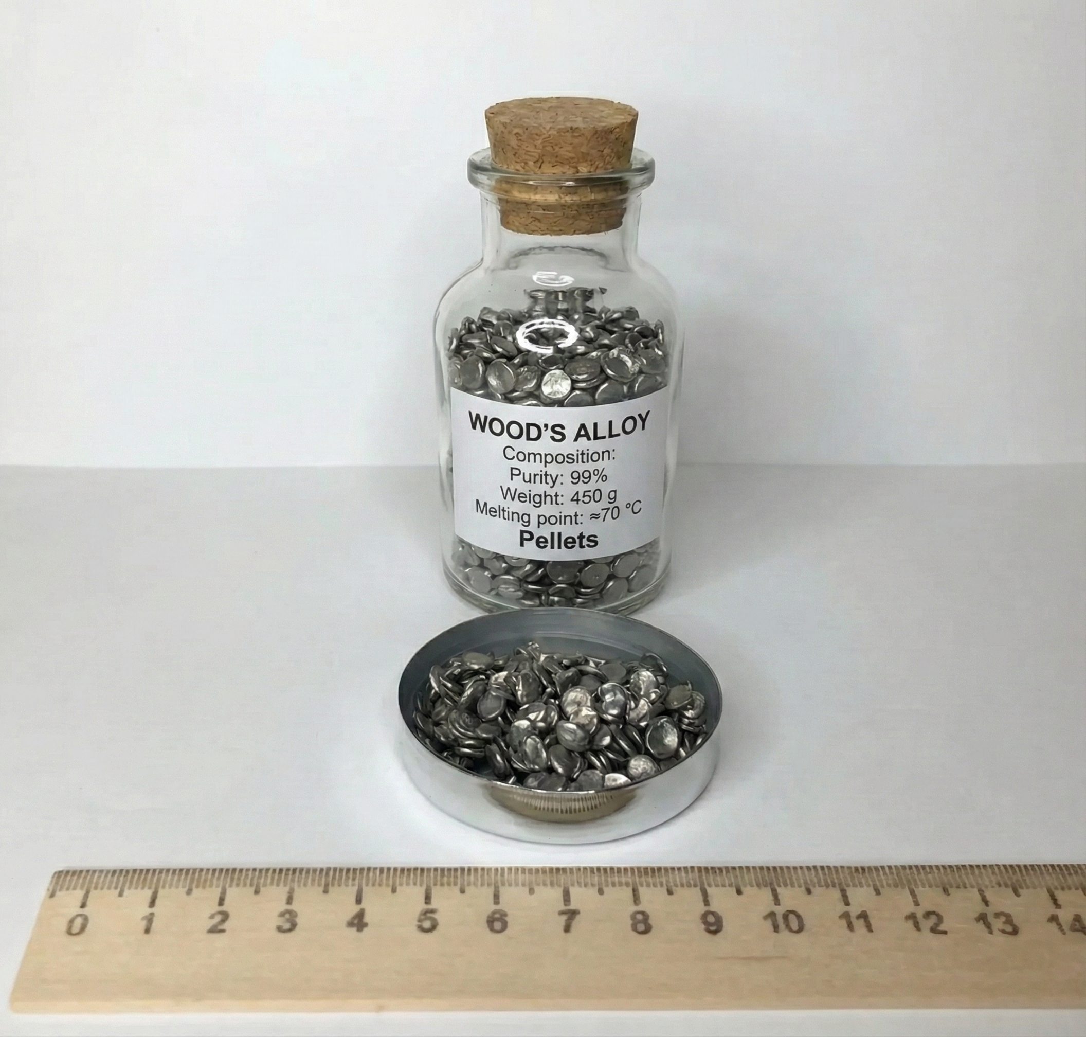 Wood’s metal alloy ingots